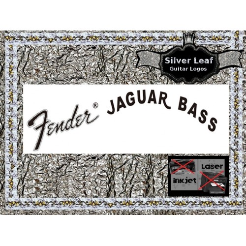 Fender Jaguar Bass Guitar Decal #64s